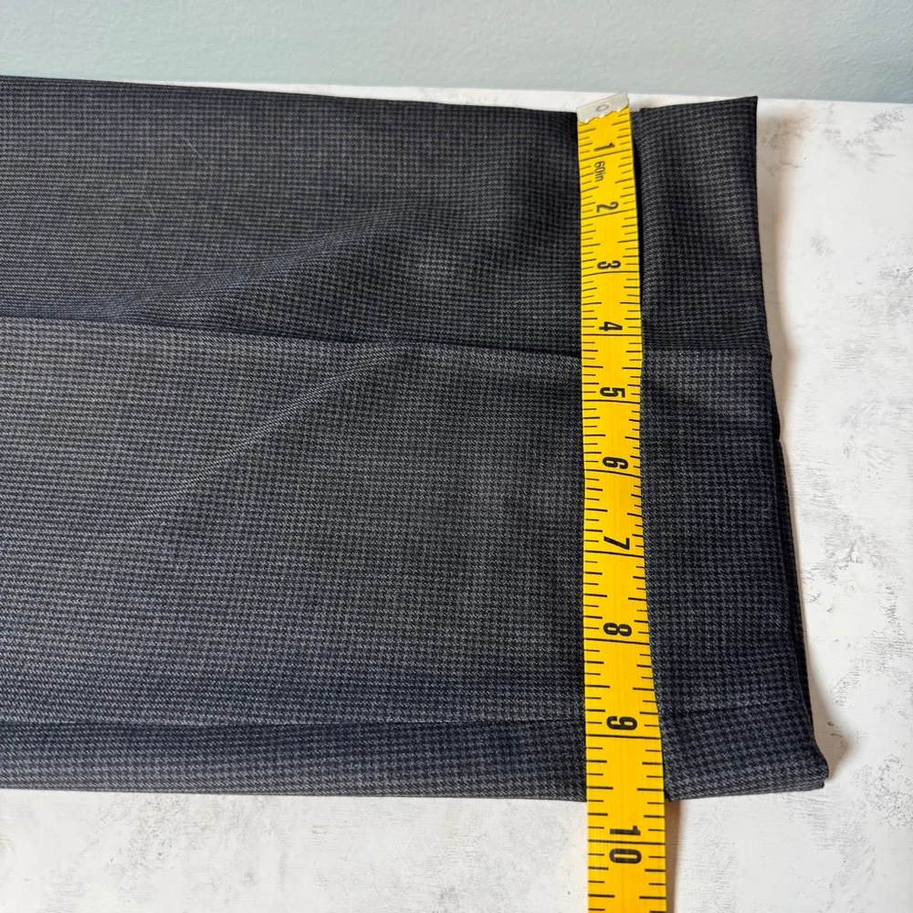Jack Victor Prossimo Houndstooth Wool Pleated Front Dress Pants 36x28